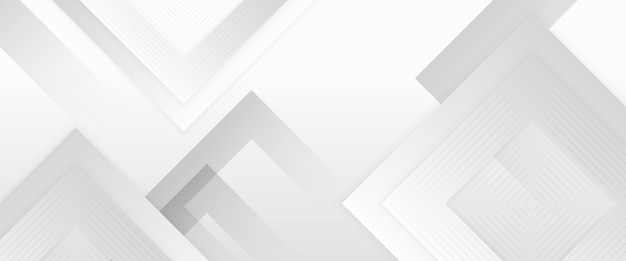 Biały wektorowy minimalistyczny nowoczesny abstrakcyjny baner z kształtami Dla banerów stron internetowych, broszur, plakatów, ulotek, kart i okładek