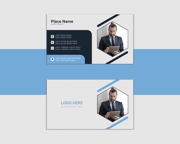 Bifold brochura Projekt szablonu dla biznesu korporacyjnego z układem