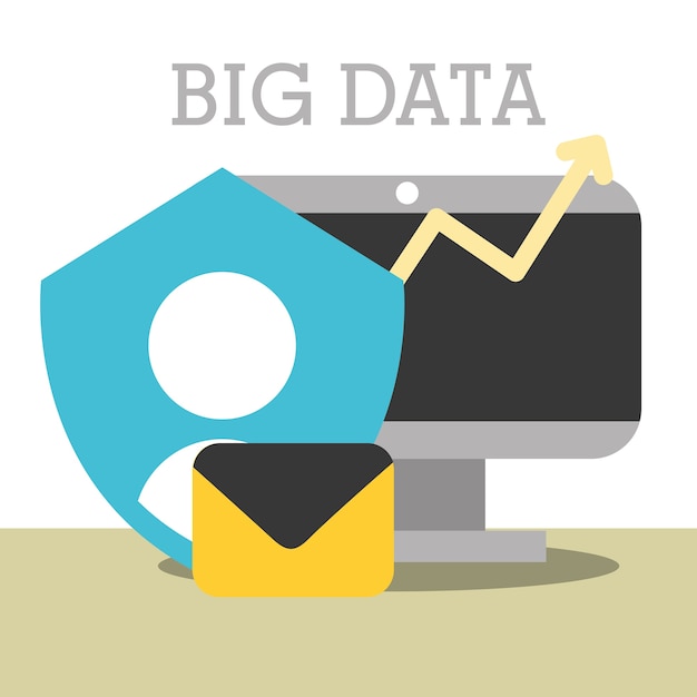 Plik wektorowy big data concept