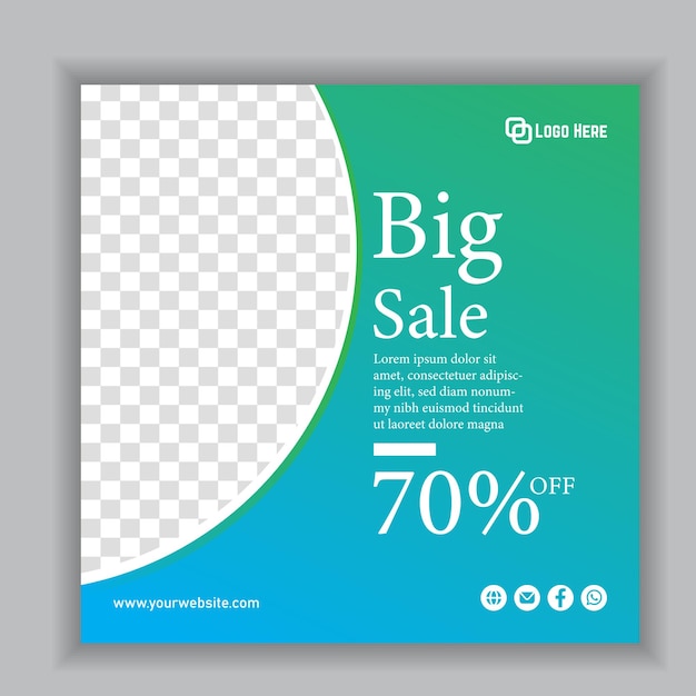 Big Sale 70 Procent Zniżki Szablon Ui Strona Internetowa Plakat Baner Ulotka Tło Kupon Karty Podarunkowej