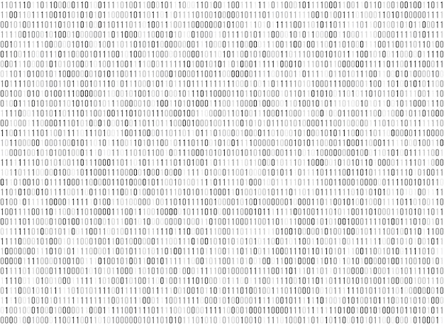 Binarny Matrycowy Komputerowy Dane Kodu Wektoru Bezszwowy Tło