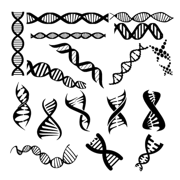 Plik wektorowy biologia dna nerd design biologia adn nerd ilustracja wektorowa eps design dla entuzjastów nauki