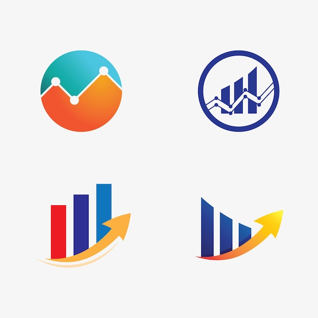 Plik wektorowy biznes finanse i marketing logo projekt ilustracji wektorowych