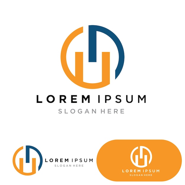 Biznes finanse i marketing logo Projekt ilustracji wektorowych