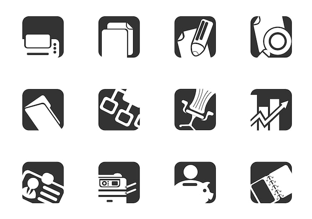 Biznes Icon Set