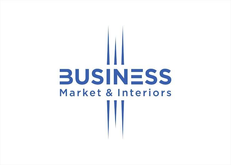 Wektor biznes prosty abstrakcyjny szablon logo