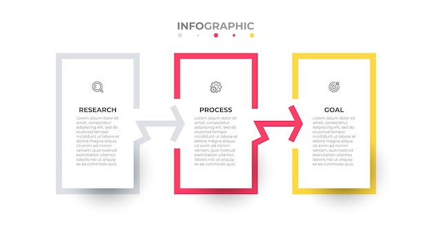 Plik wektorowy biznesowa infografika szablon wektor projekt etykiety z 3 opcjami lub krokami