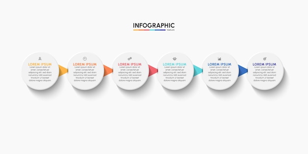 Biznesowe Ikony Osi Czasu Infografiki Zaprojektowane Dla Szablonu Abstrakcyjnego Tła