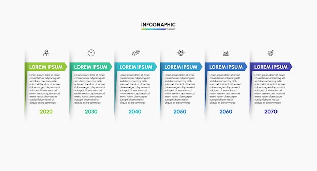 Biznesowe Ikony Osi Czasu Infografiki Zaprojektowane Dla Szablonu Abstrakcyjnego Tła