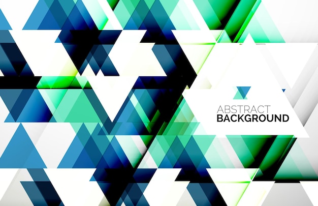 Biznesowy abstrakcyjny szablon geometryczny