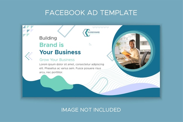 Biznesowy Geometryczny Szablon Banera Reklam Na Facebooku