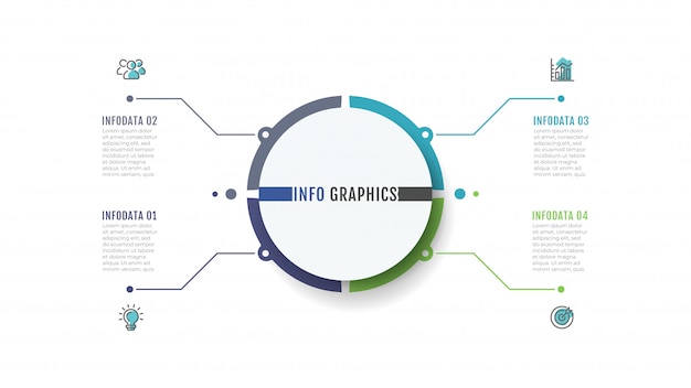 Biznesowy Infographic Projekt Etykietki Z Marketingowymi Ikonami