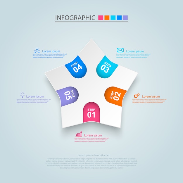 Biznesowy Infographic Projekt