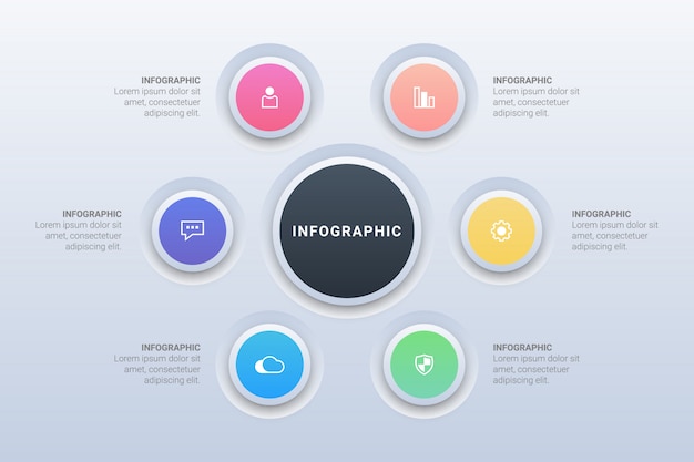 Biznesowy Infographic Z Opcjami