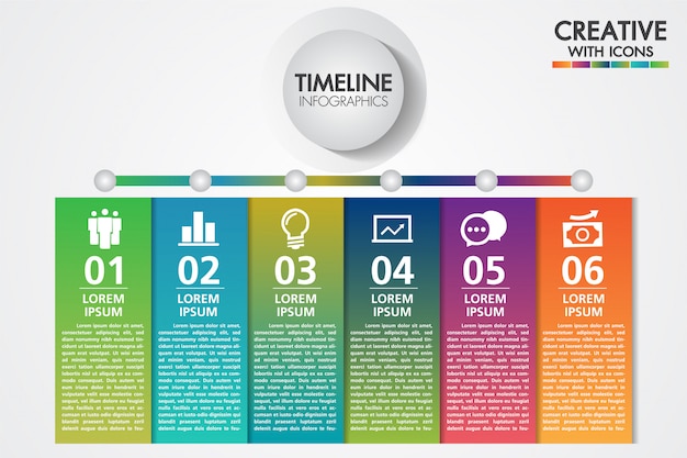 Biznesowy Infographics Szablon