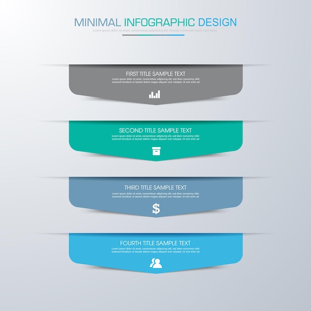 Biznesowy Szablon Infografiki Z Elementem Projektu Wektor Ikona