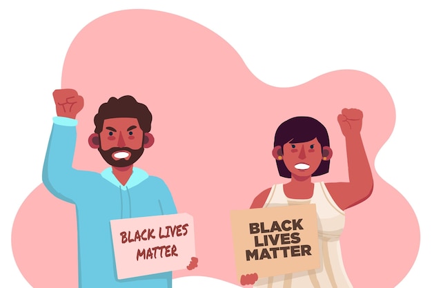 Plik wektorowy black lives matter tapeta transparent ilustracja