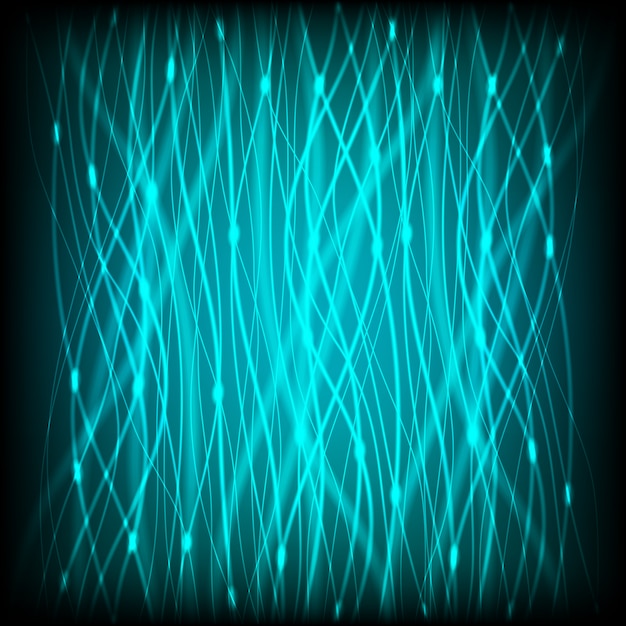 Plik wektorowy błękitny abstrakt barwiony neonowy linii tło