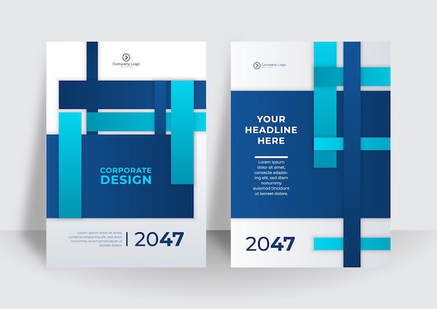 Blue Corporate Identity Cover Business Vector Design, Ulotka Broszura Reklamowa Abstrakcyjne Tło, Ulotka Nowoczesny Plakat Szablon Układu Magazynu, Roczne Sprawozdanie Do Prezentacji.