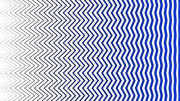 Blue Zig Zag Line Seamless Pattern Vector Background dla nowoczesnego projektowania i dekoracji