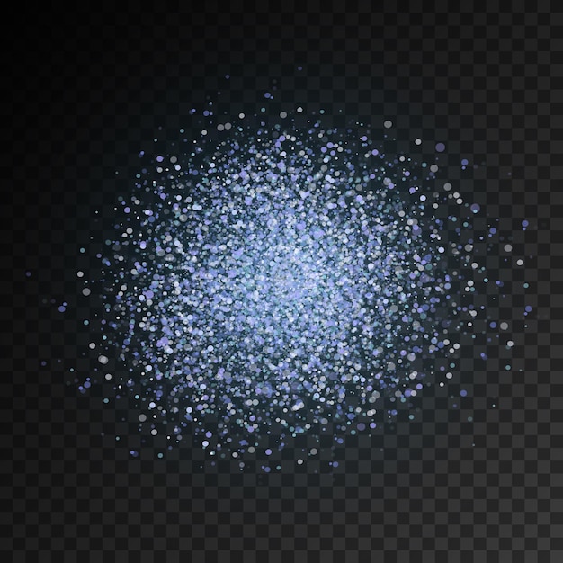 Plik wektorowy błysk niebieskich iskier jasnoniebieski, błyszczący gwiezdny ślad pyłu błyszczących cząstek