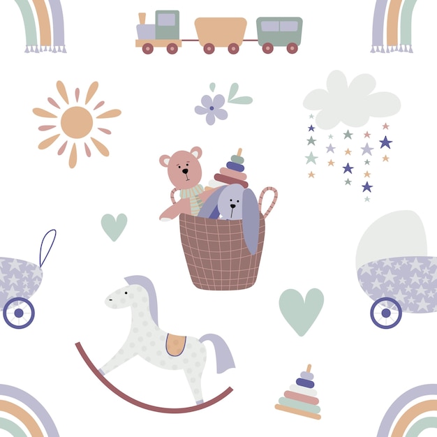 Boho baby tęcza wzór Boho kolor tęczy tło dla Twojego projektu