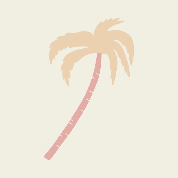 Boho Folk Palm Tree pojedynczy