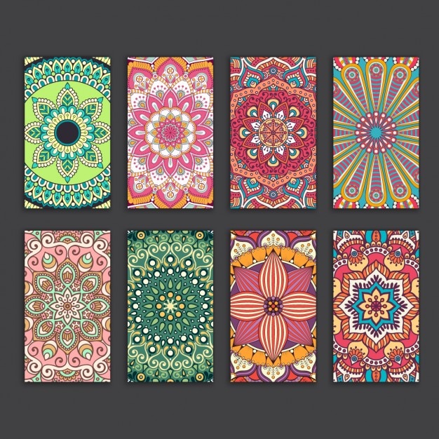 Boho styl kolekcji kart