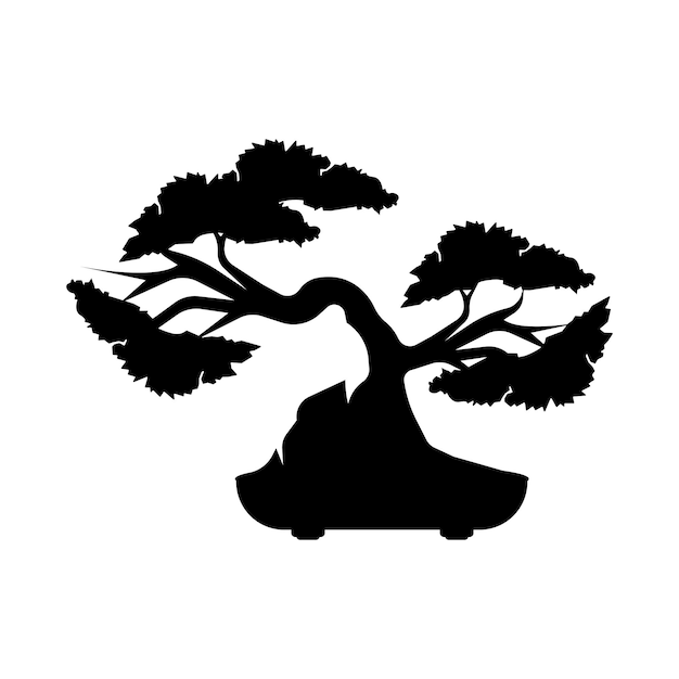 Plik wektorowy bonsai symbol iconillustration szablon projektu