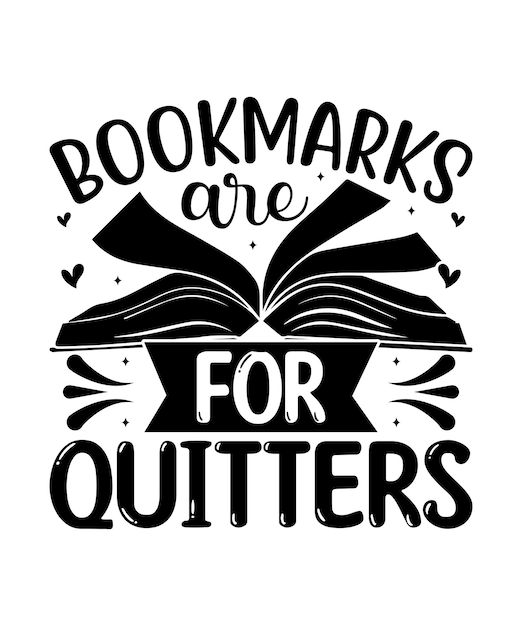 Plik wektorowy book lover day typografia t shirt design vector plik svg book t shirt design