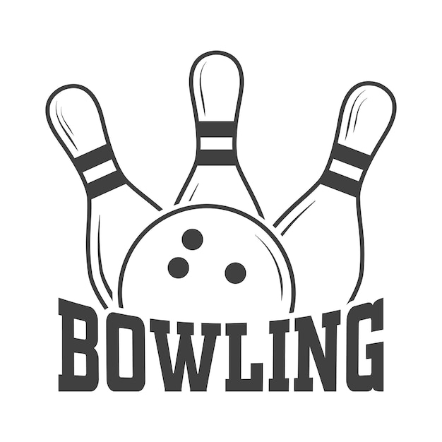 Plik wektorowy bowling vector zarys kręgle vector ilustracja bowling kręgle vector line art outline