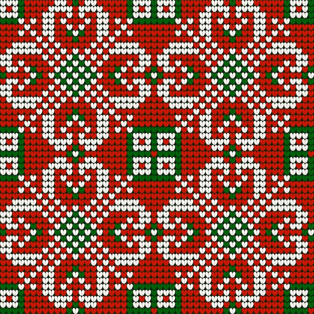 Boże Narodzenie Dziania Babci Wzór W Kolorach Czerwonym, Zielonym I Białym
