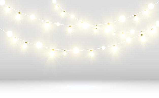 Boże Narodzenie Jasne, Piękne światła, Elementy Projektu. świecące światła Do Projektowania świątecznych Powitań