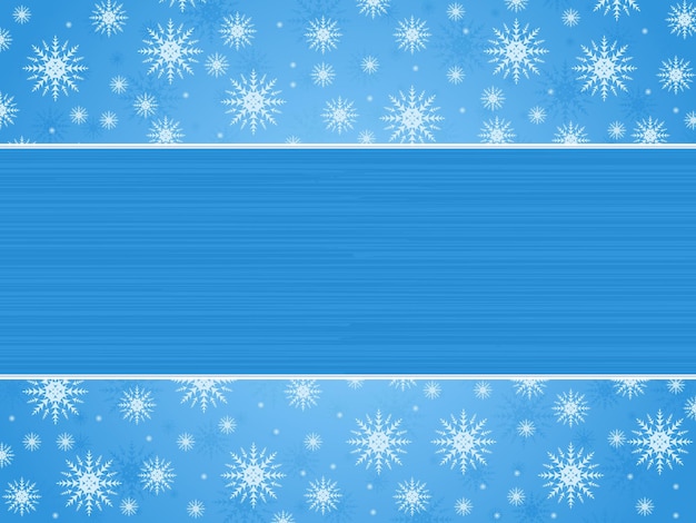 Boże Narodzenie Płatki śniegu Niebieskie Tło