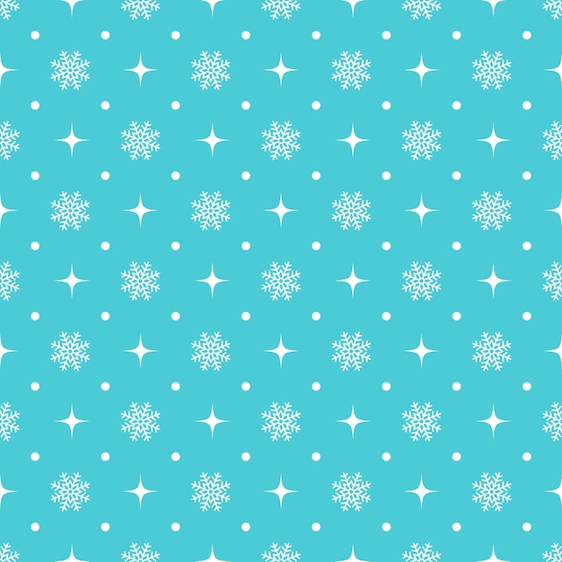 Boże Narodzenie Wzór Bez Szwu Tekstury święto Bożego Narodzenia Nowy Rok Tła Z Płatki śniegu I Gwiazdy