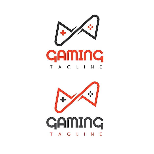 Plik wektorowy branding logo gier