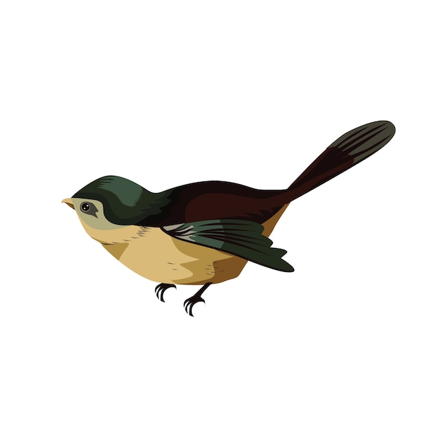 Plik wektorowy brązowy ptak