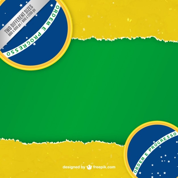 Brazylia Flag Background