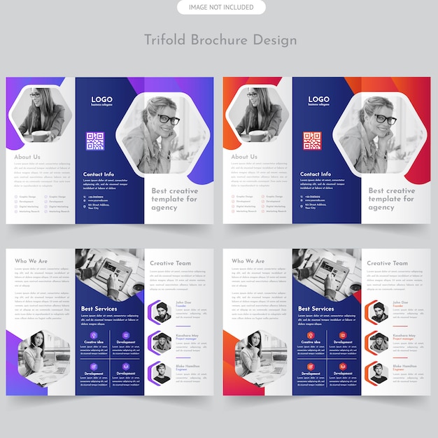 Broszura Business Trifold