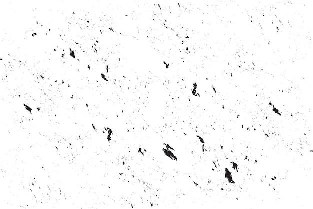 Brudna powierzchnia i zakurzony efekt grunge na białym tle Zardzewiała i brudna powierzchnia ściany dla tła Ziarnista i postrzępiona czarno-biała tekstura Abstrakcyjna brudna tekstura betonu