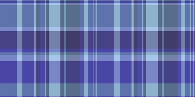 Brytyjska kontrola tekstury plaid listopadowy wzór tartan wektor chiński nowy rok tkanina włókiennicza bezszwone tło w kolorach niebieskim i indigo