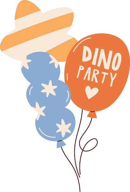 Bukiet Balonów Dino Party