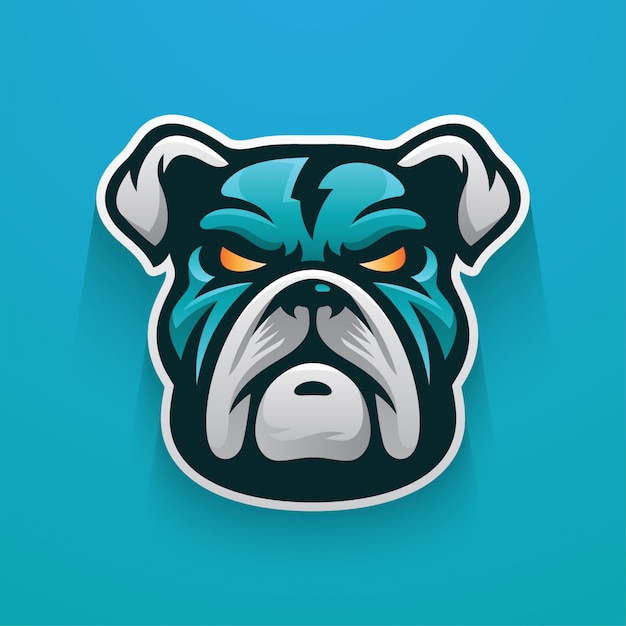 Buldog Thunder Logo Maskotka