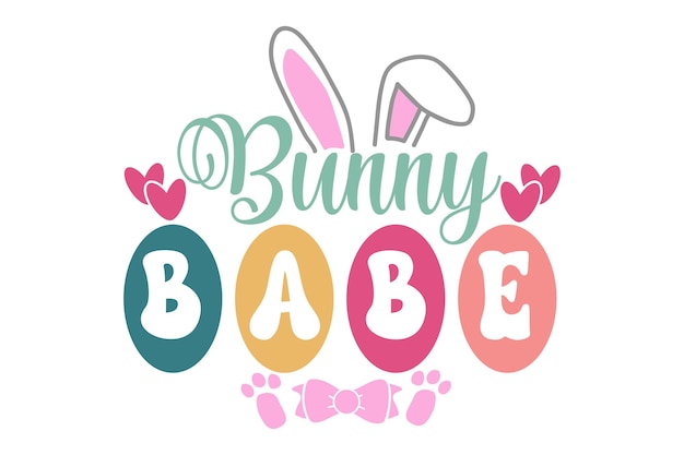 Bunny Babe Wielkanocne pozdrowienia