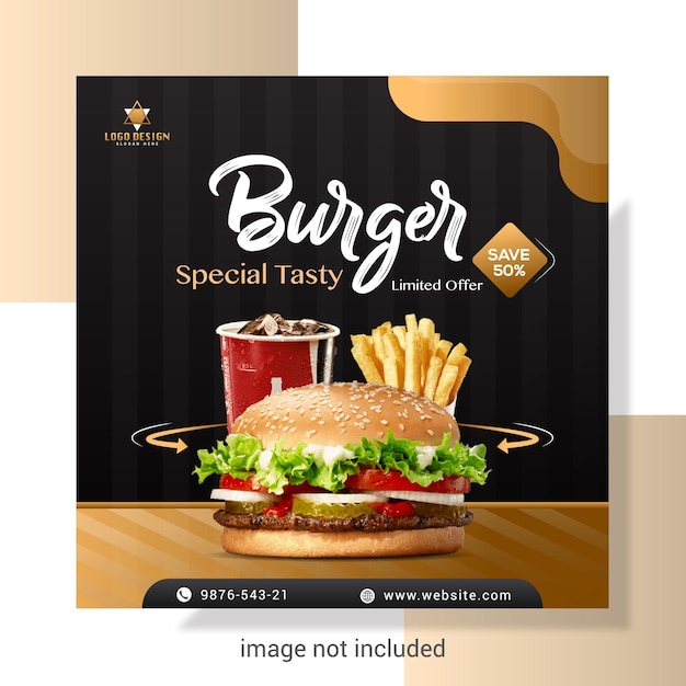 Burger Special Social Media Post