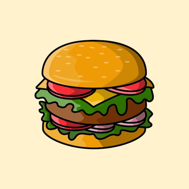 Plik wektorowy burger