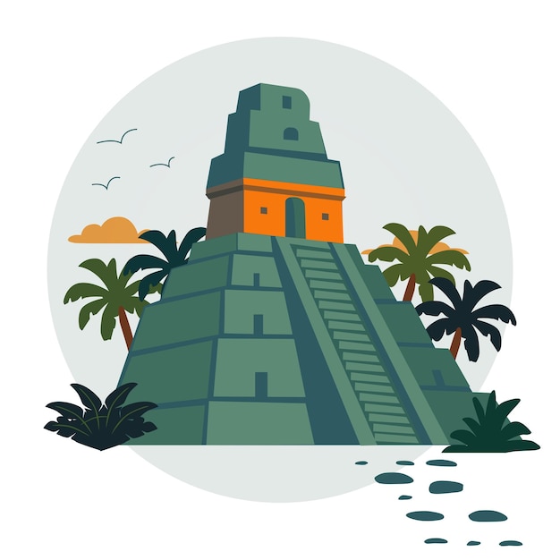Burmistrz Piramide Tikal templo