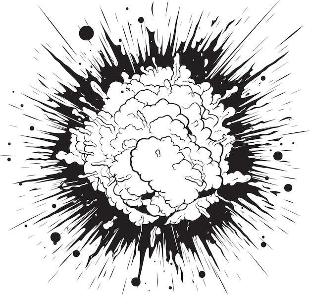 Plik wektorowy bursting energy cartoon eksplozja silhouette flash blast wektorowy komiks icon design