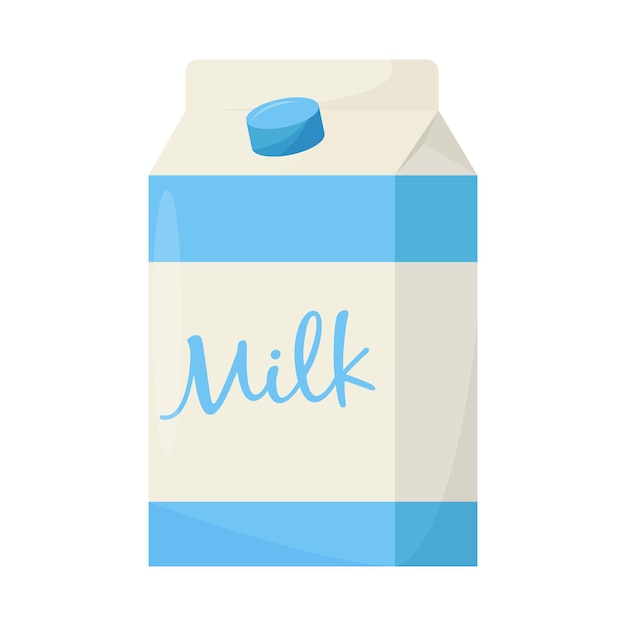 Butelka Mleka Elementy Do Projektowania Produktów Gospodarstwa Zdrowej żywności Ilustracja Wektorowa Płaski