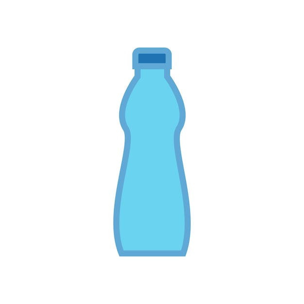 Plik wektorowy butelka wody ikona wektor szablon logo modna kolekcja płaska konstrukcja